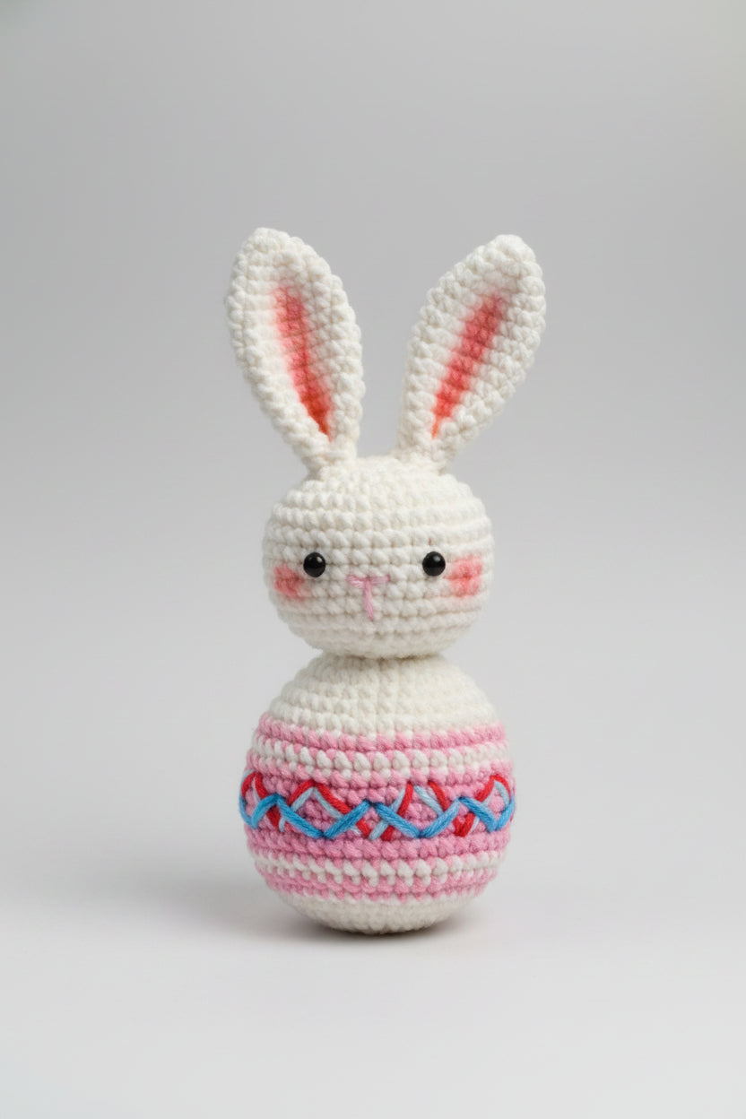 Lapin déco au crochet fait main
